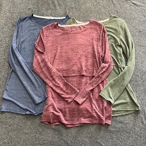 Set of 3 nursing tops size medium by Bearsland